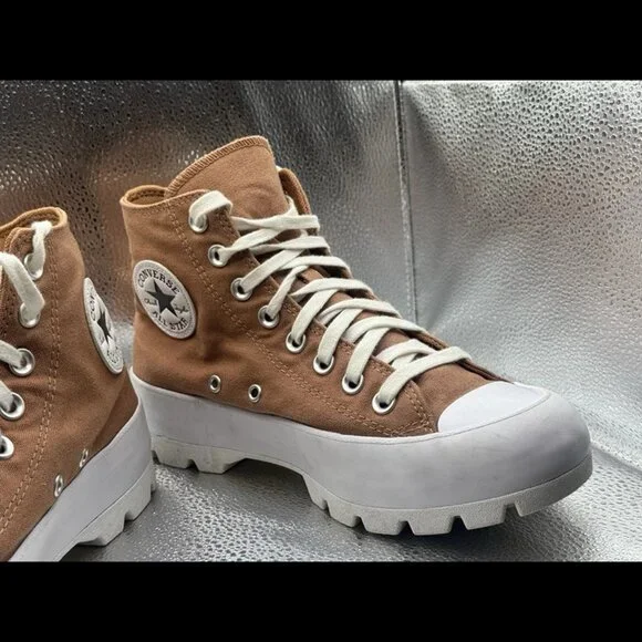 Size 8.5 - Converse Chuck Taylor All Star Lugged Mineral Clay‎ A02565C Women's - Picture 4 of 12